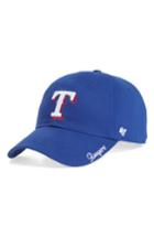Women's '47 Brand Miata Clean-up Texas Rangers Baseball Cap - Blue