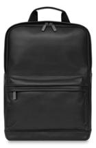 Men's Knomo Barbican Brackley Leather Backpack - Black