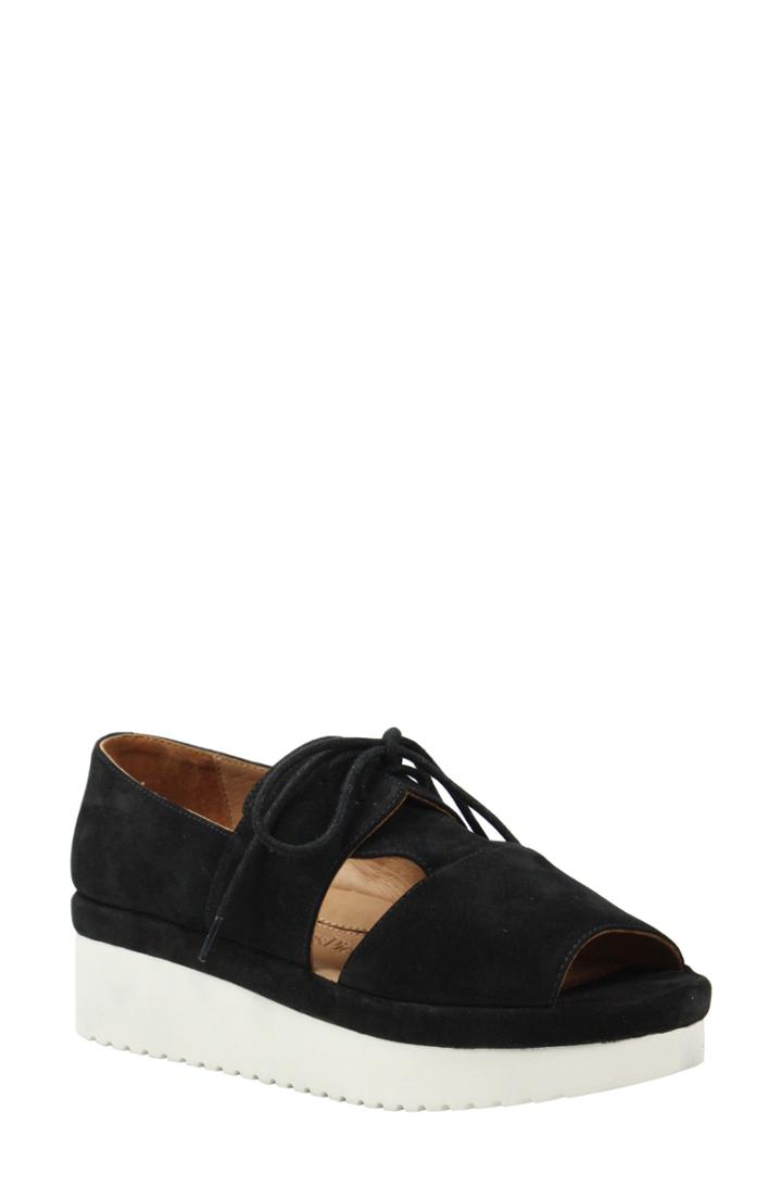 Women's L'amour Des Pieds Alison Wedge .5 M - Black