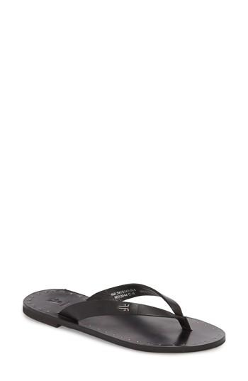 Women's Frye Ally Flip Flop .5 M - Black