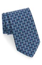 Men's Salvatore Ferragamo Dalia Geometric Silk Tie