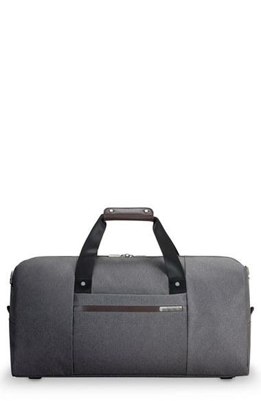 Men's Briggs & Riley 'kinzie Street - Simple' Duffel Bag - Grey