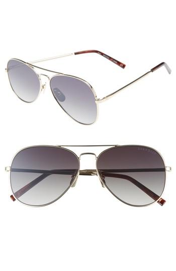 Women's Seafolly Noosa 51mm Metal Aviator Sunglasses - Gold