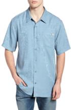 Men's Jack O'neill Island Life Print Sport Shirt - Blue