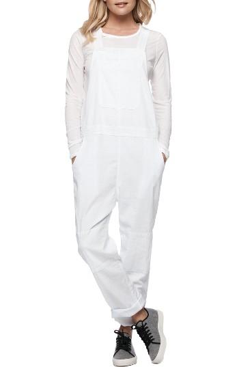 Women's James Perse Cotton Linen Overalls