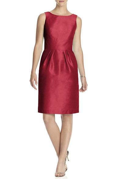 Women's Alfred Sung Boatneck Sheath Dress