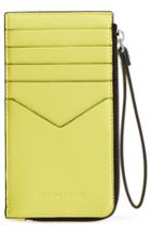 Women's Kendall + Kylie Skye Faux Leather Card Case - Yellow
