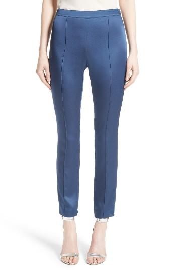Women's St. John Collection Emma Luxe Satin Crepe Pants