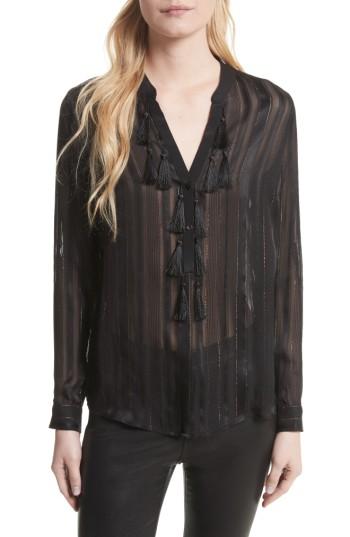 Women's L'agence Nadja Tassel Blouse