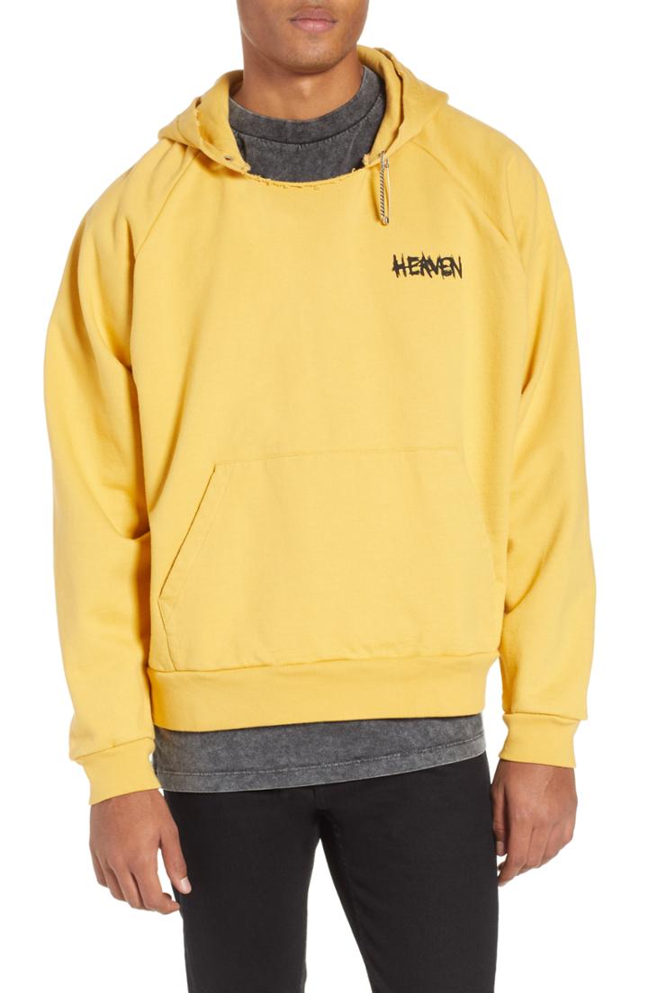 Men's The Kooples Oversize Hoodie - Yellow