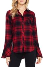 Women's Two By Vince Camuto Stateside Bell Sleeve Shirt - Red