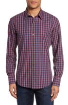 Men's Zachary Prell Check Long Sleeve Sport Shirt, Size - Red