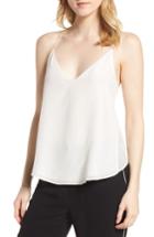 Women's Habitual Ella Split Back Silk Camisole - White