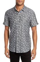 Men's Billy Reid Kirby Print Sport Shirt - Blue