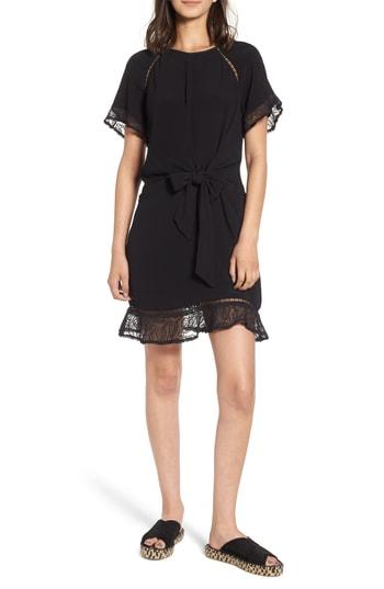 Women's Heartloom Ansel Lace Trim A-line Dress - Black