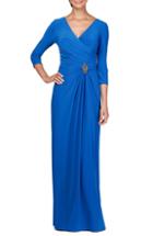 Women's Alex Evenings Ruched Evening Dress