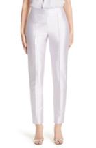 Women's St. John Collection Mikado Ankle Skinny Pants - Purple