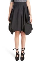 Women's J.w.anderson Drape Pockets Pleated Skirt Us / 10 Uk - Black