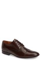 Men's Kenneth Cole New York Mixed Bag Cap Toe Derby M - Brown