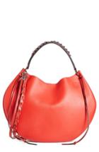 Loewe Fortune Leather Hobo - Red