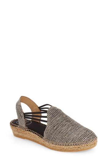 Women's Toni Pons 'noa' Espadrille Sandal .5-6us / 36eu - Black