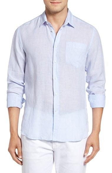 Men's Vilebrequin Fit Linen Sport Shirt