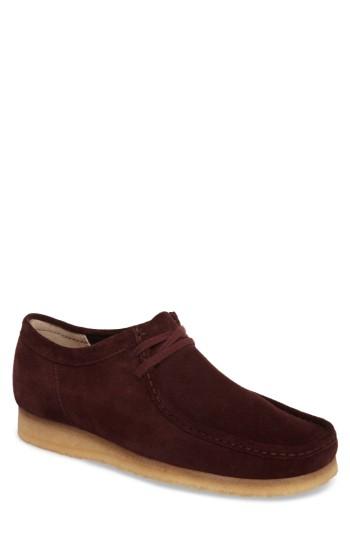 Men's Clarks Originals 'wallabee' Moc Toe Derby M - Red (online Only)