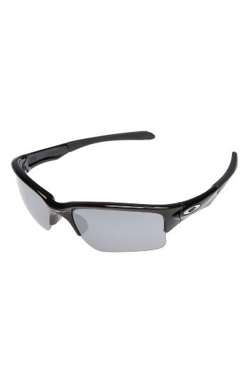 Women's Oakley Quarter Jacket Prizm(tm) 61mm Semi-rimless Sunglasses - Black/ Black Iridium