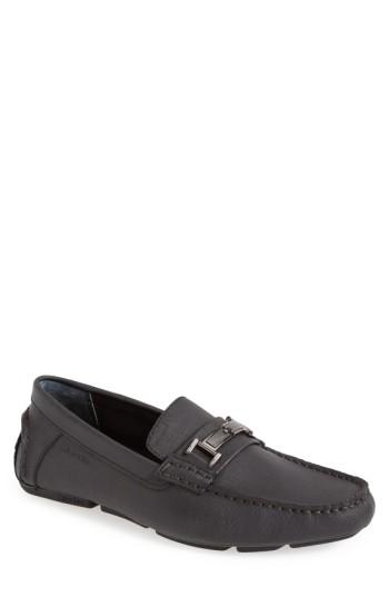 Men's Calvin Klein Magnus Driving Shoe .5 W - Black