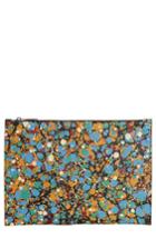 Women's Victoria Beckham Largle Simple Marble Pouch - Black