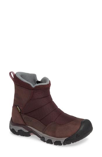 Women's Keen Hoodoo Iii Waterproof Bootie M - Burgundy