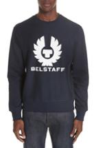 Men's Belstaff Holmswood Crewneck Sweatshirt, Size - Blue