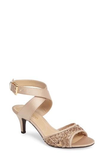 Women's J. Renee 'soncino' Ankle Strap Sandal .5 B - Beige