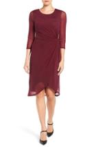 Women's T Tahari Robyn Twist Front Sheath Dress