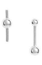 Women's Argento Vivo Ava Linear Sphere Stud Earrings