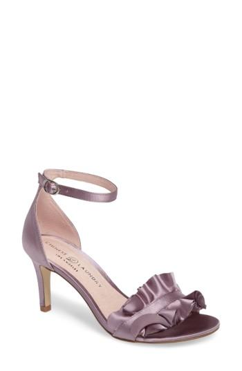 Women's Chinese Laundry Remmy Ruffle Sandal .5 M - Purple