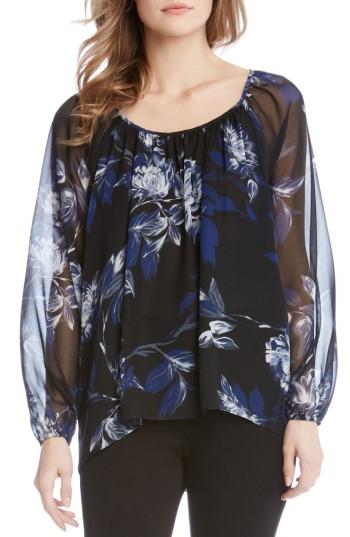 Women's Karen Kane Floral Print Blouson Top