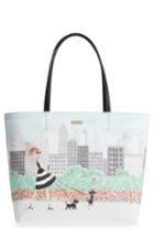 Kate Spade New York Mom Knows Best Canvas Tote - Blue