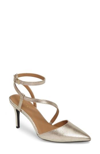 Women's Calvin Klein Ganya Strappy Pump M - Brown