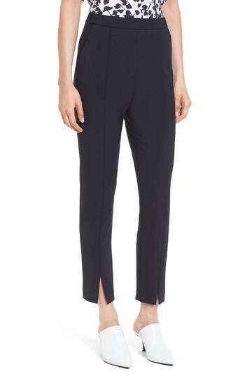 Women's Lewit Slit Detail Cigarette Pants - Blue