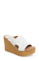 Women's Sbicca Manny Platform Wedge M - White