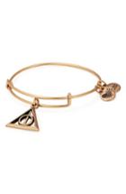 Women's Alex And Ani Harry Potter(tm) Deathly Hallows(tm) Adjustable Wire Bangle