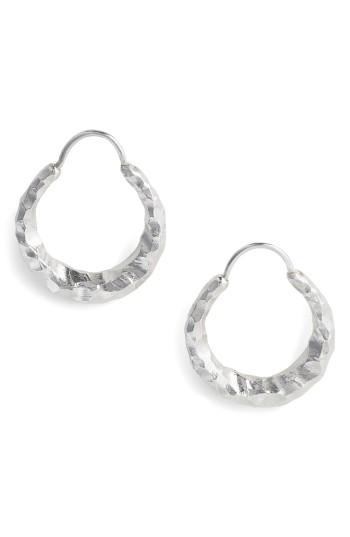 Women's All Blues Fat Baby Snake Carved Silver Earrings