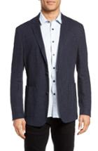 Men's Vince Camuto Delaria Plaid Linen Blend Jacket