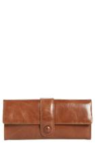 Women's Hobo Lex Continental Leather Wallet - Brown
