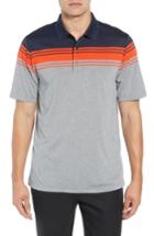 Men's Cutter & Buck Valiant Stripe Drytec Moisture Wicking Polo, Size - Blue