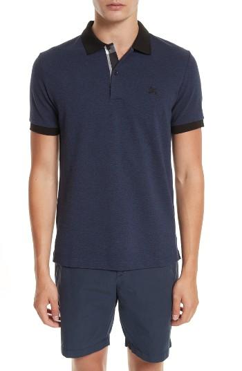 Men's Burberry Haywood Polo - Blue