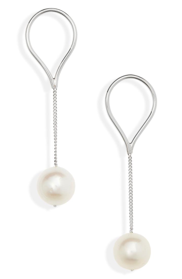 Women's Natasha Schweitzer Mini Aqua Freshwater Pearl Earrings