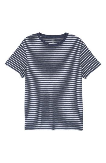 Men's J.crew Stripe Slub Cotton T-shirt