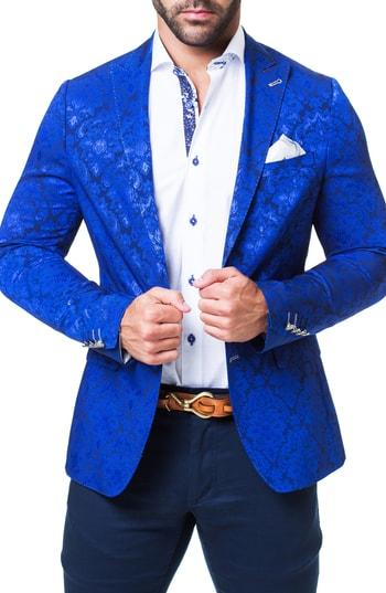 Men's Maceoo Beethoven Vegas Blazer (m) - Blue